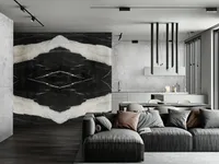 Мрамор Negro Calacatta