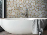 Агат Agate Jellyfish With Gold