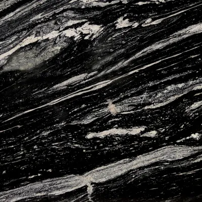 Гранит Black Tempest в интерьере панно / панно с подсветкой / камень с подсветкой и отделка стен / стены