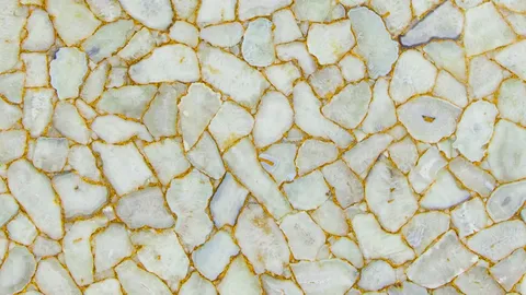 Агат Agate Crystal With Gold Inlay