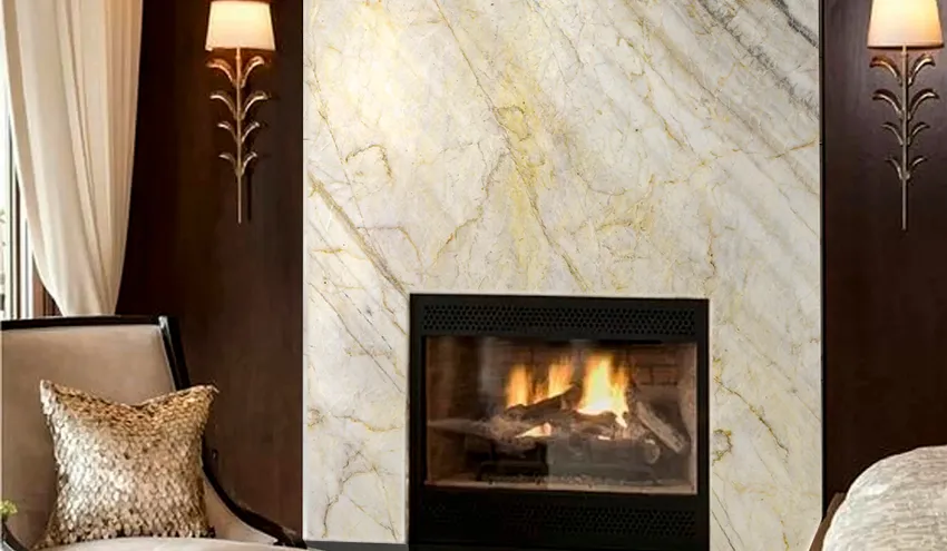 Мрамор Calacatta Lumiere Gold