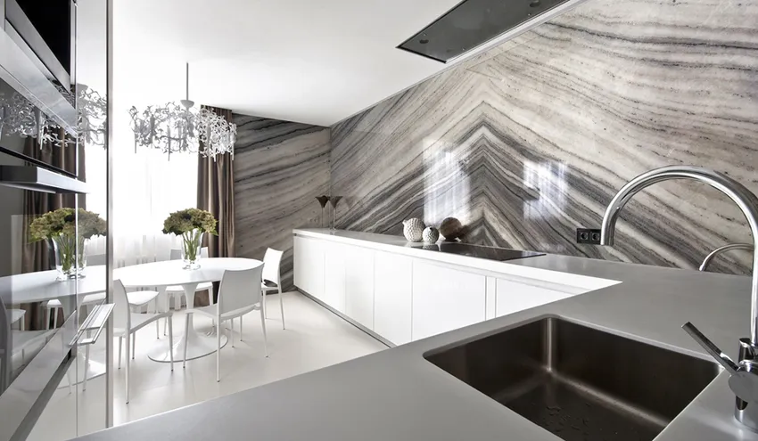 Мрамор Bianco Lasa Silver HB