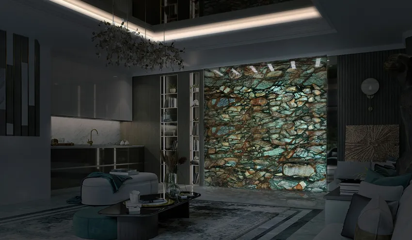Кварцит Breccia Fuchsite