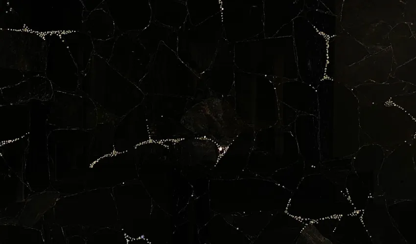Обсидиан Obsidian Black-Gray With Svarowsky Spider Web Layout